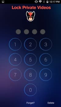 Lock Private Videos