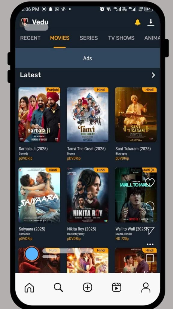 Vedu APK Old Version Free 1.0.8 Downlaod Free