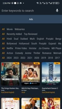 Vedu Apk Search Bar